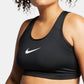Sutiã esportivo Nike Plus Swoosh feminino preto tamanho 1X