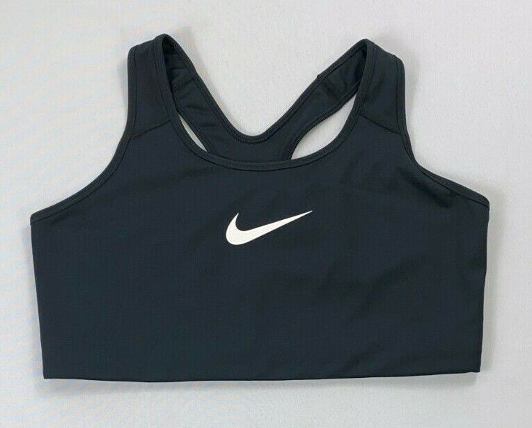 Sutiã esportivo Nike Swoosh feminino preto tamanho 2X