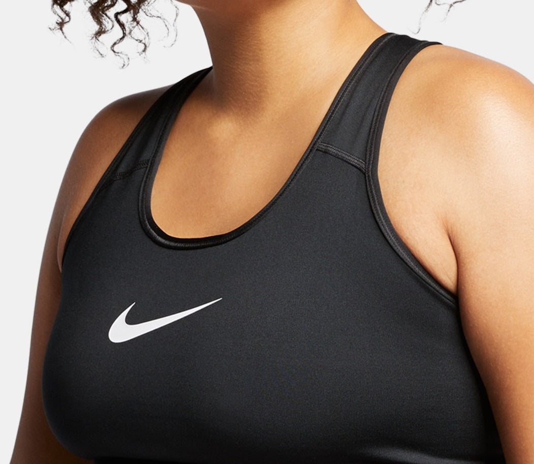 Sutiã esportivo Nike Swoosh feminino preto tamanho 2X