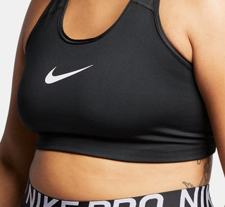 Sutiã esportivo Nike Swoosh feminino preto tamanho 2X