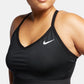 Sutiã esportivo Nike Solid Indy feminino, preto, tamanho extragrande