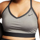 Sutiã esportivo Nike Plus Solid Indy feminino, cinza, tamanho 2X