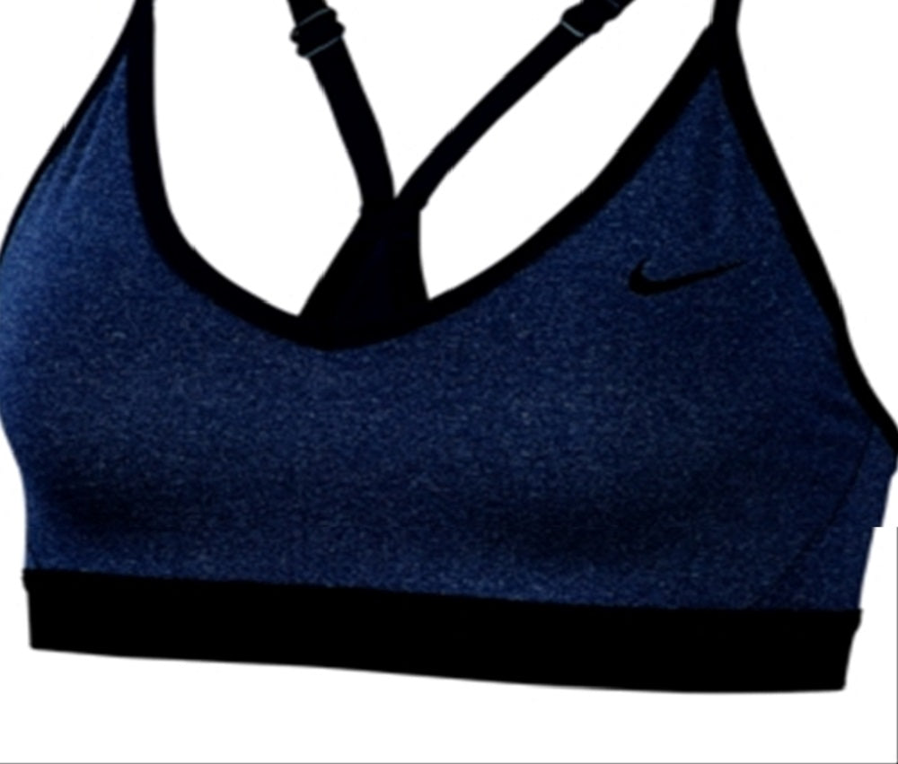 Sutiã esportivo Nike feminino mesclado azul tamanho pequeno