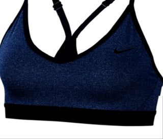 Sutiã esportivo Nike feminino mesclado azul tamanho pequeno