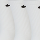 Meias de treino Nike Dry Everyday Cushion Crew para homem, pacote com 3, brancas, tamanho grande