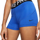 Shorts Nike Pro Feminino Azul Tamanho Pequeno
