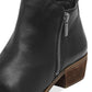 Bota feminina Lucky Brand Basel preta tamanho 5 M