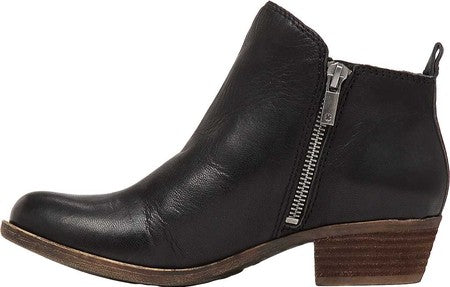 Bota feminina Lucky Brand Basel preta tamanho 8 M