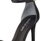 Sandálias femininas Kenneth Cole Brooke com tira no tornozelo, pretas, tamanho 5,5 M