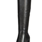 Bota feminina Kenneth Cole Justin resistente à água até o joelho, preta, tamanho 8,5 M