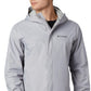 Jaqueta de chuva resistente à água Columbia Watertight II masculina, cinza, tamanho extragrande