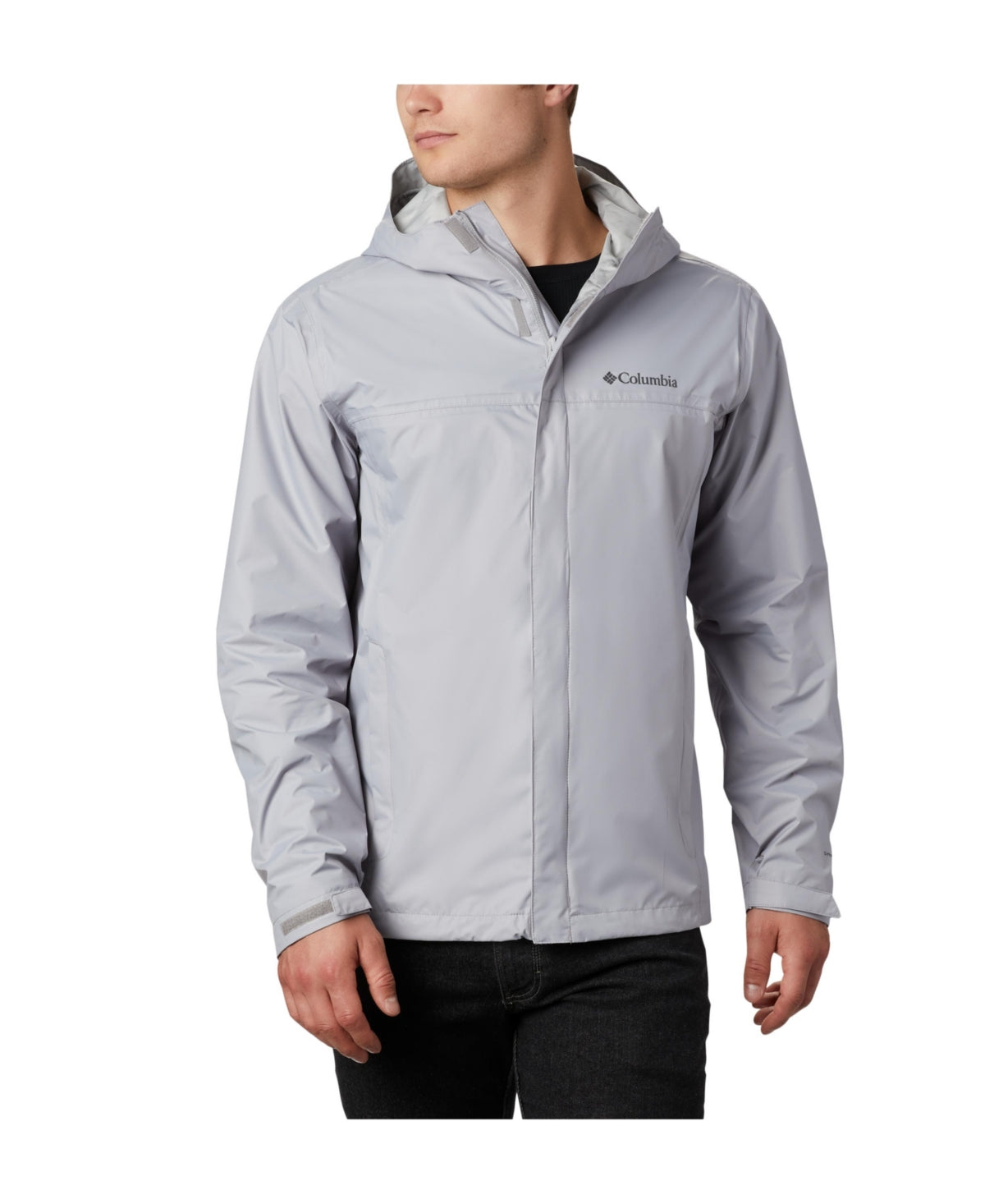 Jaqueta de chuva resistente à água Columbia Watertight II masculina, cinza, tamanho extragrande