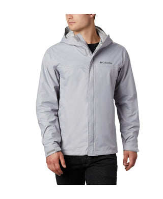 Jaqueta de chuva resistente à água Columbia Watertight II masculina, cinza, tamanho extragrande
