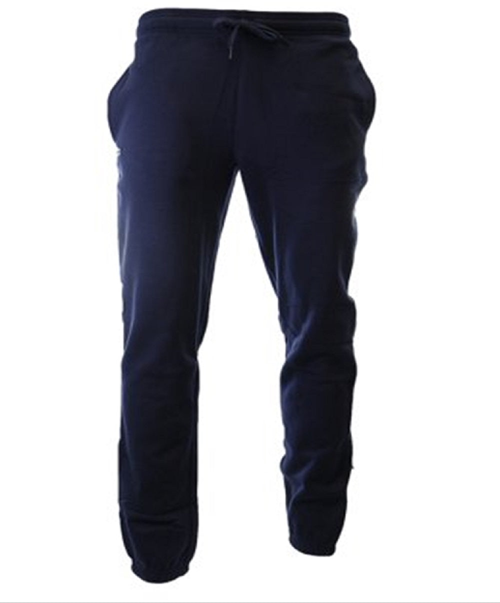 Calça de moletom masculina Lacoste Sport Fleece Tennis, azul, tamanho 6