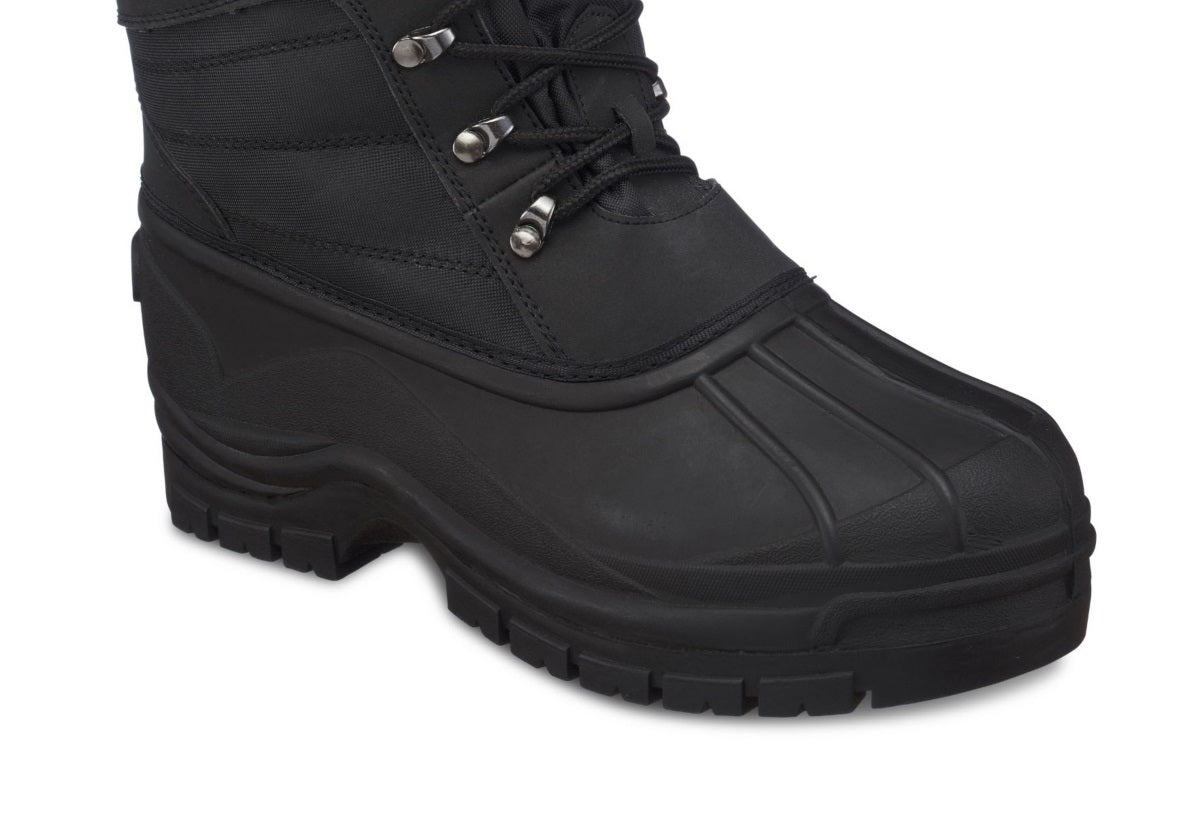 Botas de neve masculinas Akademiks pretas tamanho 11 M