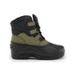 Botas de neve masculinas Polar Armor All Weather, verdes, tamanho 11 M