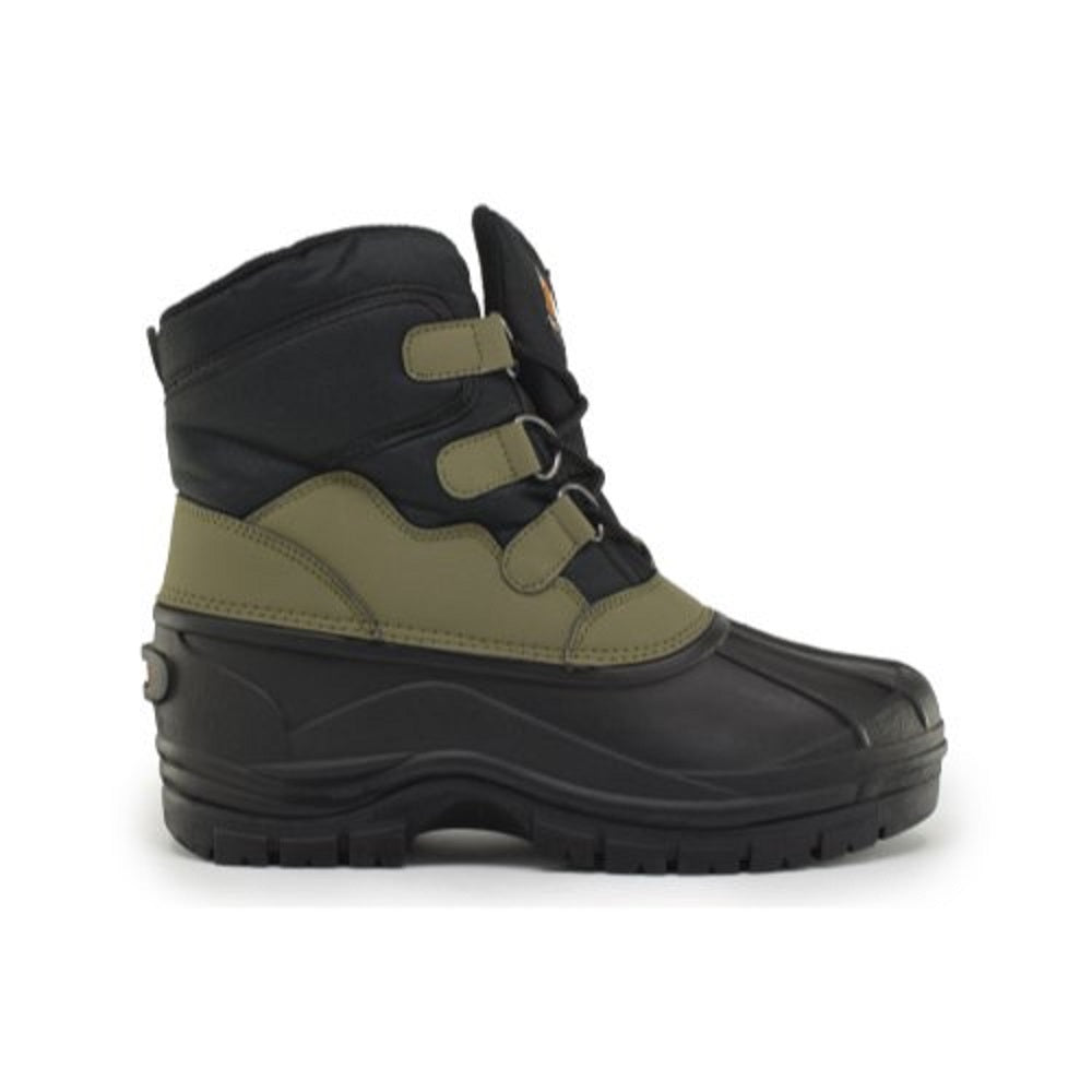 Botas de neve masculinas Polar Armor All Weather, verdes, tamanho 11 M