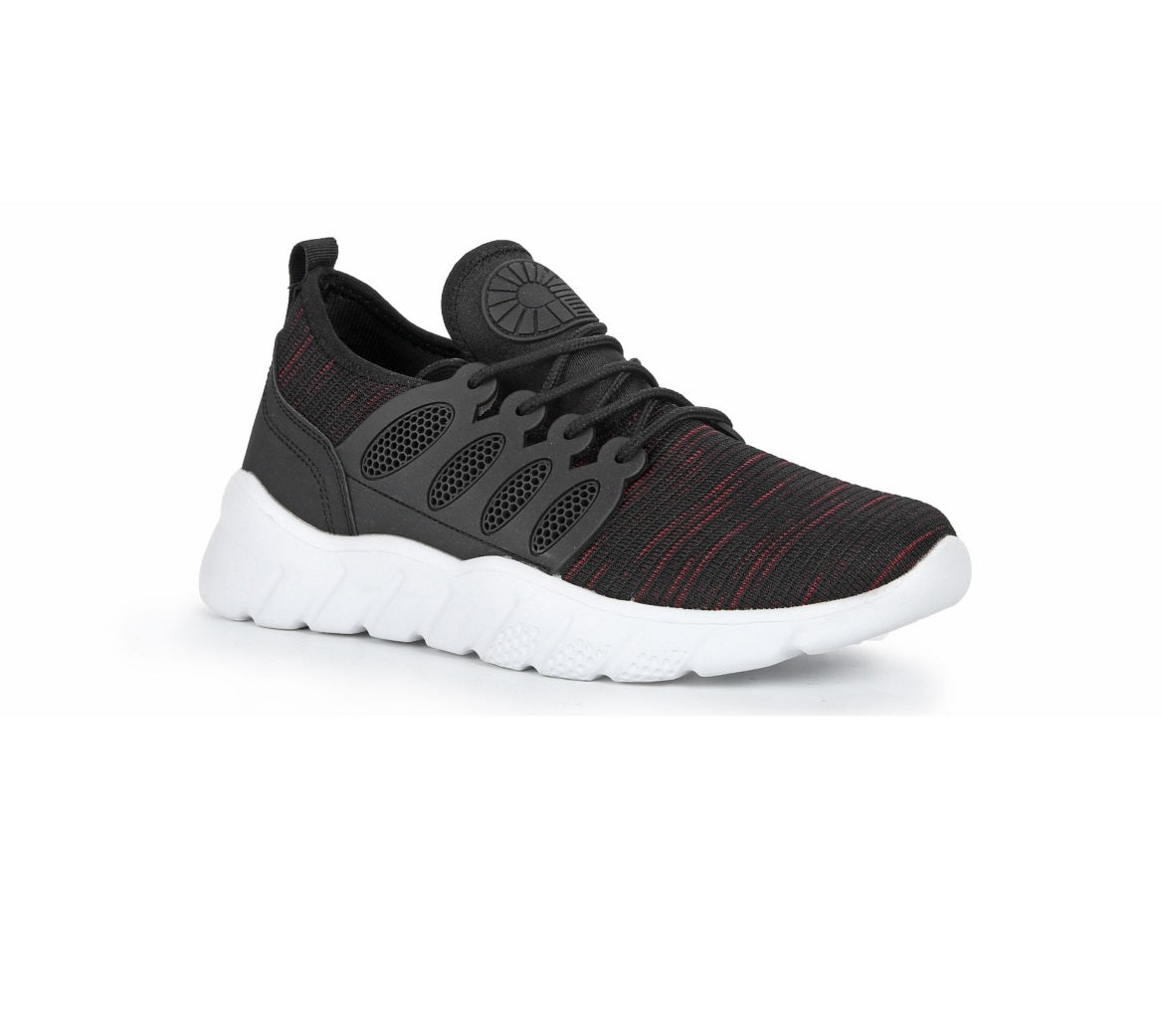 Tênis de malha masculino Akademiks, preto, tamanho 12 M