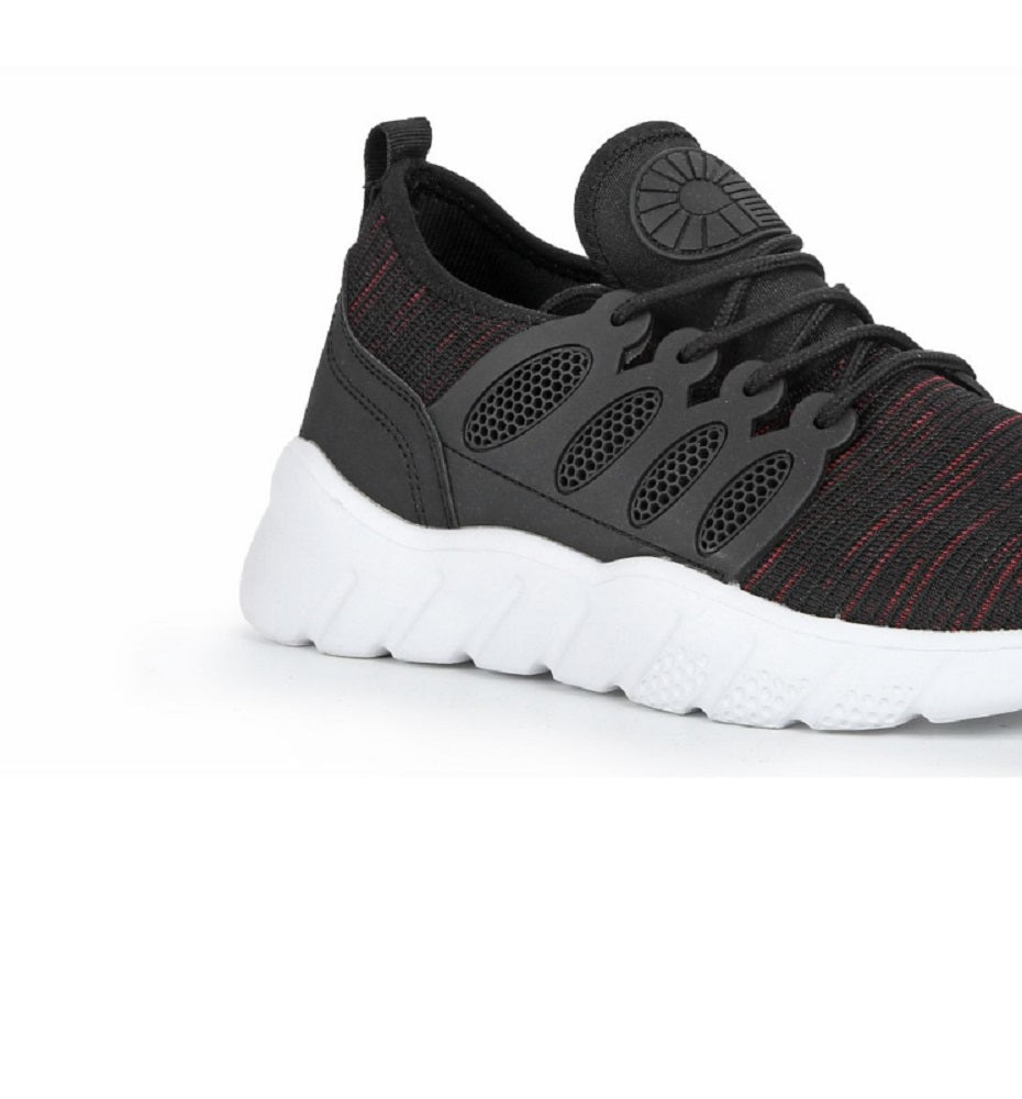 Tênis de malha masculino Akademiks, preto, tamanho 12 M