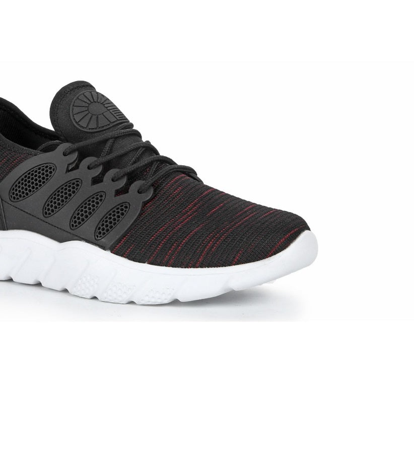 Tênis de malha masculino Akademiks, preto, tamanho 12 M