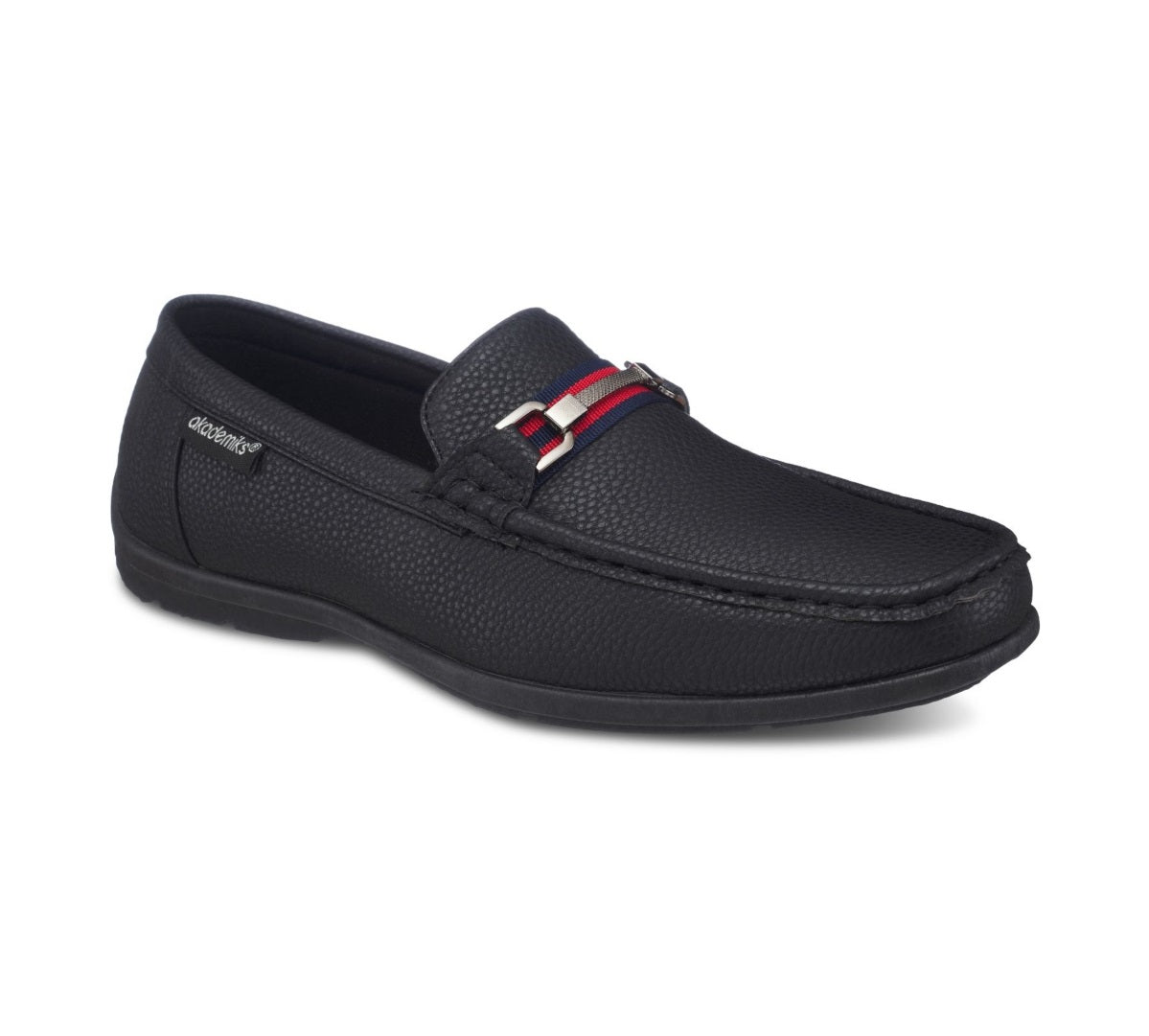 Mocassim masculino Akademiks, preto, tamanho 12 M