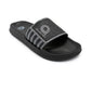 Chinelo Akademiks Masculino Listrado Lateral Cinza Tamanho 10 M