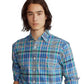 Camisa Oxford Xadrez Masculina Polo Ralph Lauren Classic Fit Verde Tamanho Médio