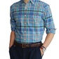 Camisa Oxford Xadrez Masculina Polo Ralph Lauren Classic Fit Verde Tamanho Médio