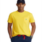 Camiseta Polo Ralph Lauren Masculina Gola Redonda Bolso Amarela Tamanho XX-G
