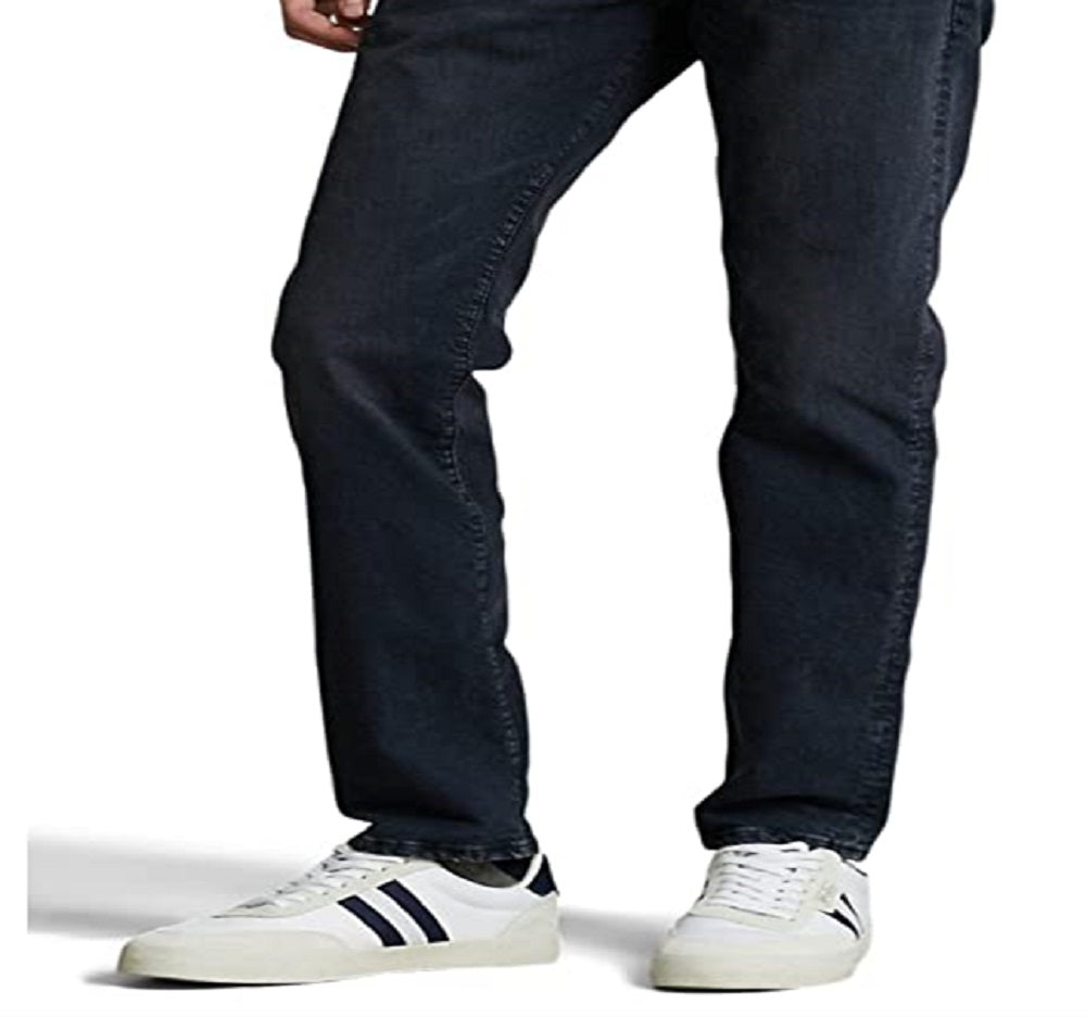 Calça jeans masculina Polo Ralph Lauren Varick Slim Straight Azul Tamanho 33X30