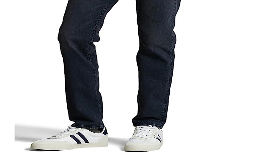 Calça Jeans Ralph Lauren Varick Slim Straight Masculina Azul Tamanho 36X32