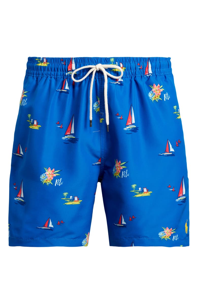 Calções de banho estampados masculinos Polo Ralph Lauren, tamanhos variados, pequeno