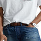Camiseta Polo Ralph Lauren Masculina Classic Fit Flag Jersey Branca Tamanho X-G