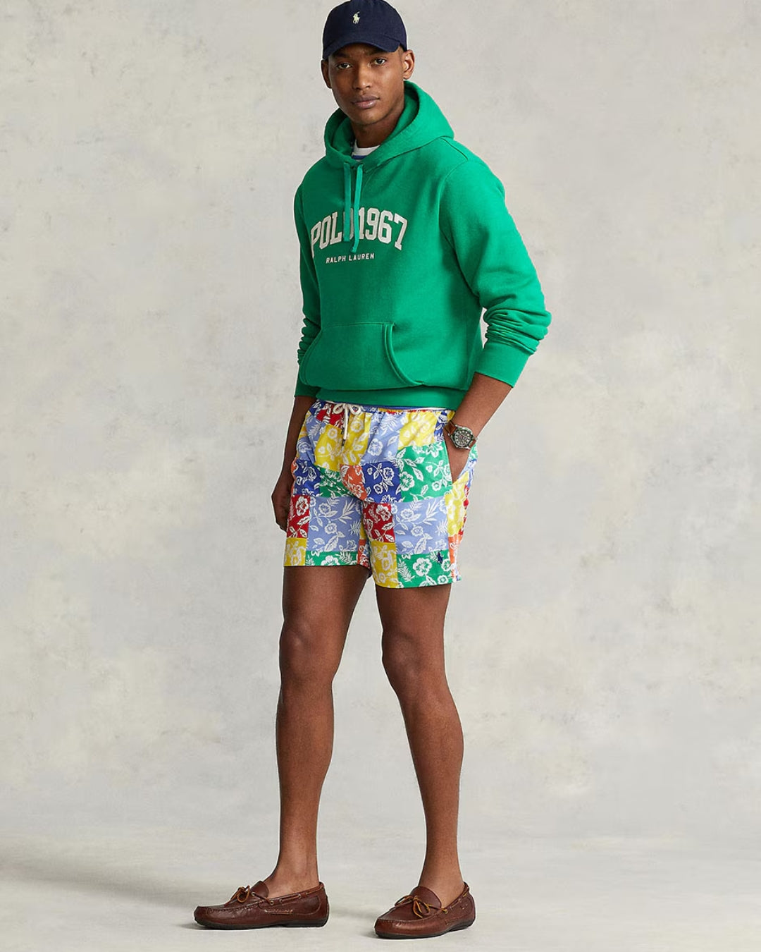 Calção de banho clássico Polo Ralph Lauren Traveler de 5,75 polegadas, tamanho múltiplo, 2XL