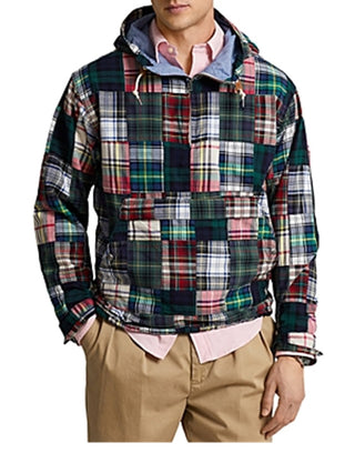 Jaqueta Ralph Lauren Masculina Patchwork Madras Verde Tamanho Médio