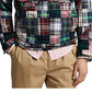 Jaqueta Ralph Lauren Masculina Patchwork Madras Verde Tamanho Médio