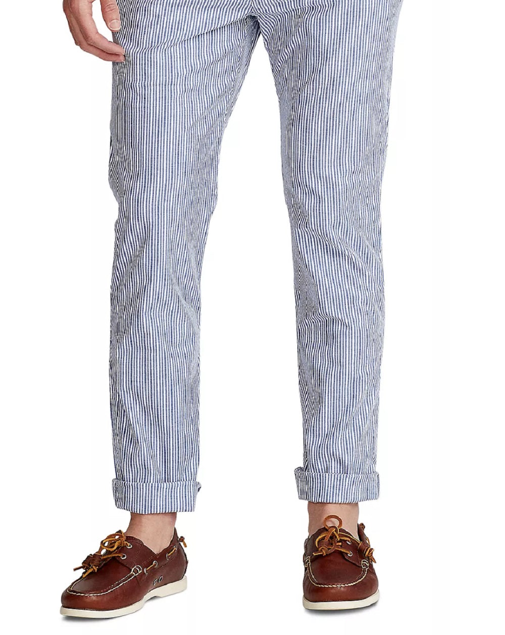 Calça Polo Prepster Slim Tapered Fit Masculina Polo Ralph Lauren Azul Tamanho 38X30