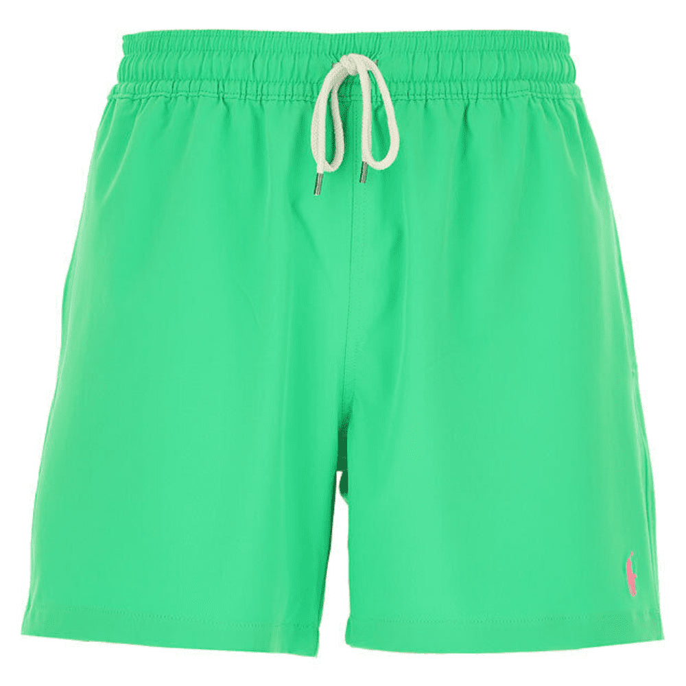 Calção de banho clássico masculino Polo Ralph Lauren verde tamanho grande