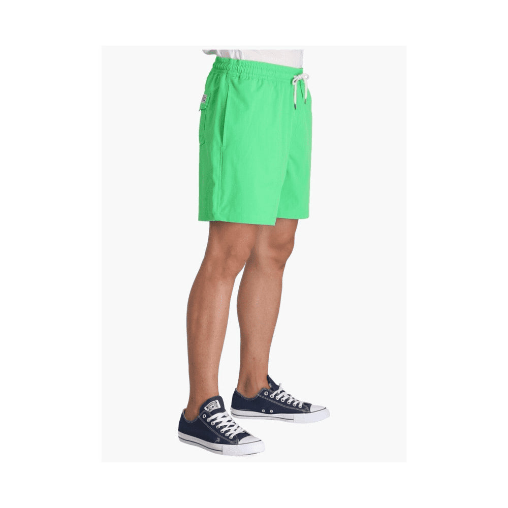 Calção de banho clássico masculino Polo Ralph Lauren verde tamanho grande