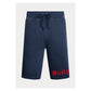Shorts de lã com logotipo Polo Ralph Lauren masculino, azul, tamanho pequeno
