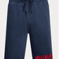 Shorts de lã com logotipo Polo Ralph Lauren masculino, azul, tamanho extragrande