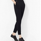 Calça Ralph Lauren Feminina Ashelay Logo com Zíper Duplo e Tornozelo, Preta, Tamanho P