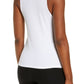 Além do Yoga, Take the Plunge Rib Tank em Redflower, tamanho grande, vermelho