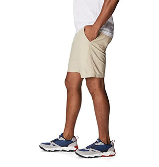Columbia Masculino 8 Big &amp; Tall Desbotado Curto Branco Tamanho 54