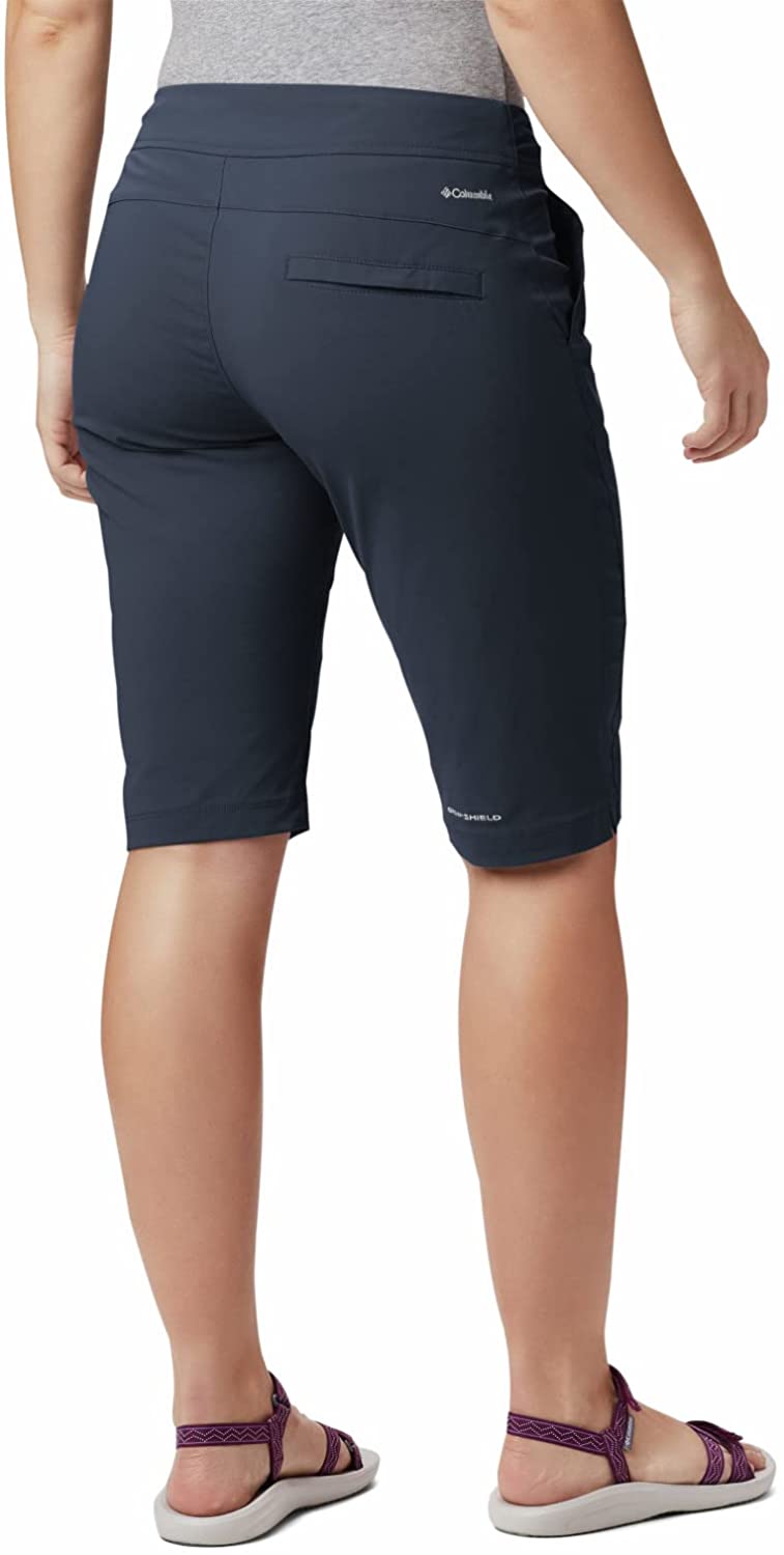 Columbia Shorts Longos Femininos Anytime Outdoor Azul Tamanho 18W