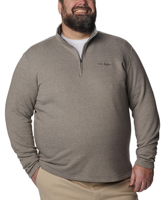 Moletom Columbia Mountain Half Zip Fleece Masculino Marrom Tamanho 2X