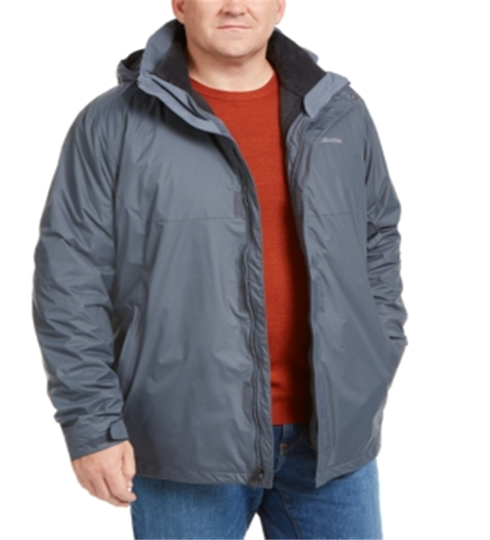 Jaqueta Columbia Eager Air Interchange 3 em 1 Masculina Cinza Tamanho Médio