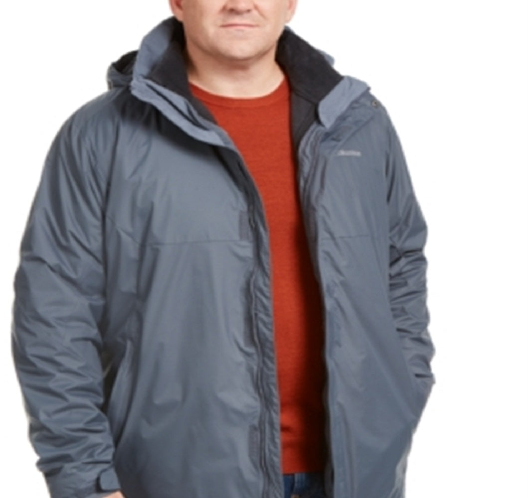 Jaqueta Columbia Eager Air Interchange 3 em 1 Masculina Cinza Tamanho Médio