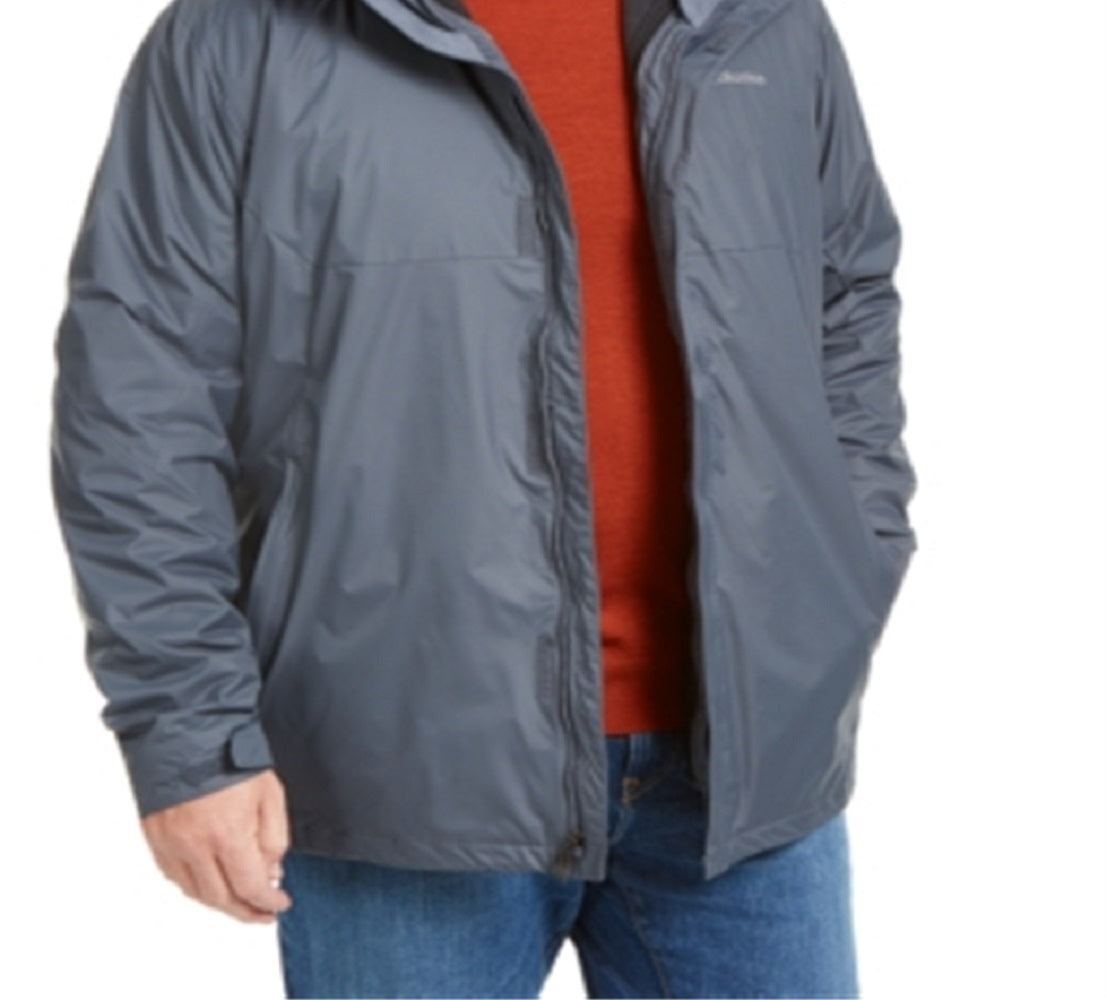 Jaqueta Columbia Eager Air Interchange 3 em 1 Masculina Cinza Tamanho Médio