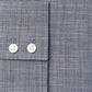 Camisa social masculina Ben Sherman Slim Fit Slub Chambray Azul Tamanho 15,5 x 32 x 33